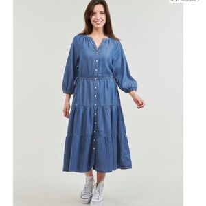 Nwt Blue Denim Levi's Dress